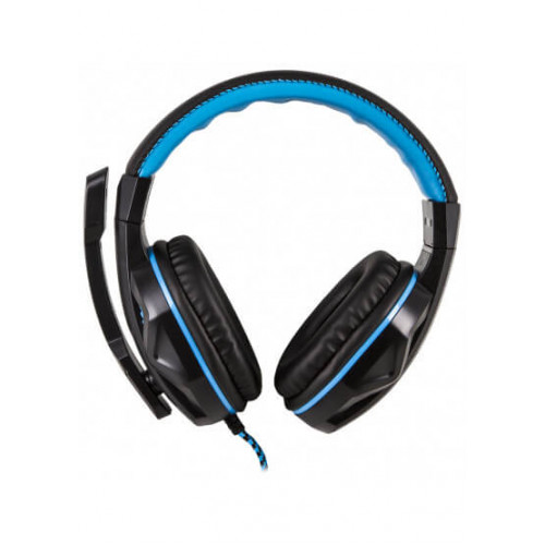 Наушники Gemix W-360 Black/Blue, микрофон, игровая гарнитура